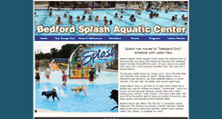 Desktop Screenshot of bedfordsplash.com