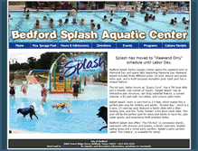 Tablet Screenshot of bedfordsplash.com